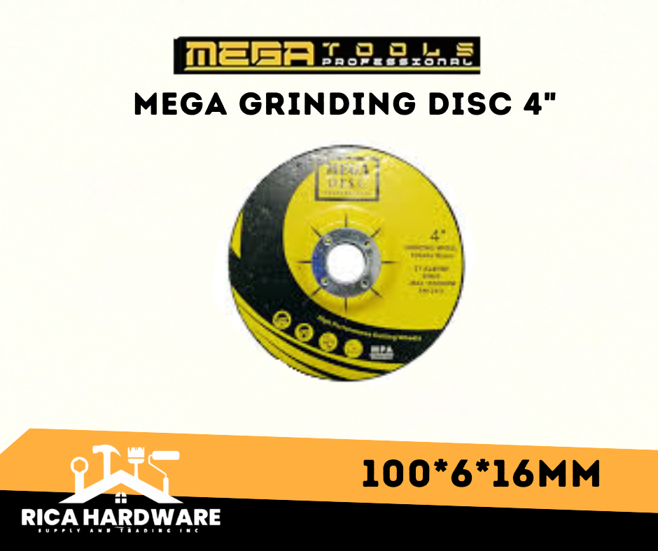 MEGA GRINDING DISC 4" 100*6*16MM