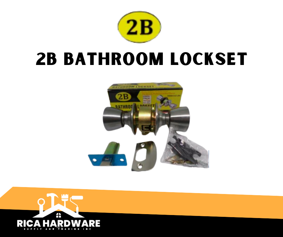 2B BATHROOM LOCKSET