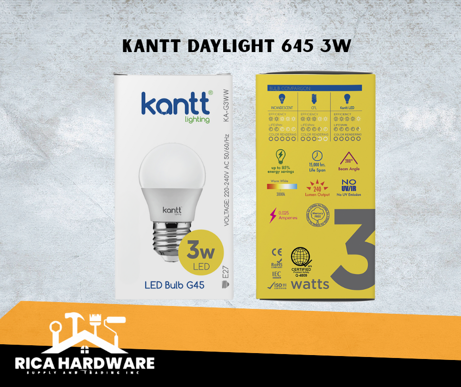 KANTT LED BULB 645 3 WATTS