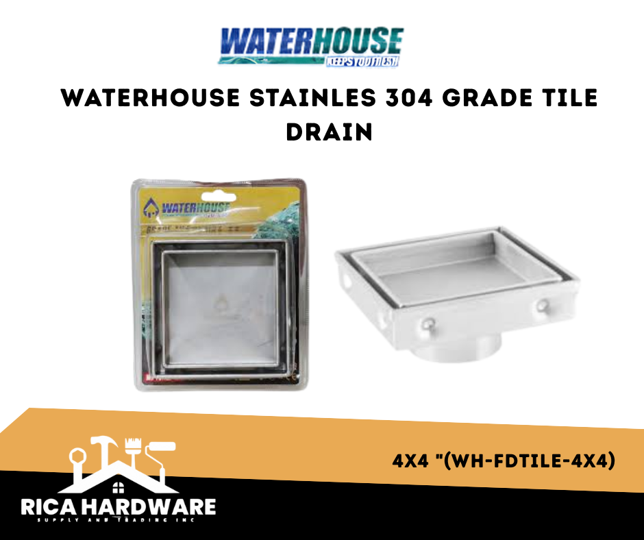 WATERHOUSE STAINLES 304 GRADE TILE DRAIN