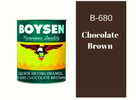 BOYSEN QUICK DRYING ENAMEL CHOCO BROWN B680