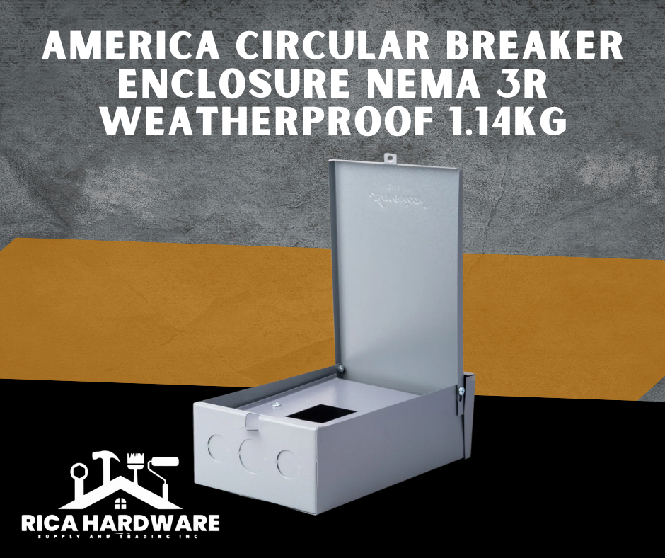 AMERICA CIRCULAR BREAKER ENCLOSURE NEMA 3R WEATHERPROOF 1.14KG