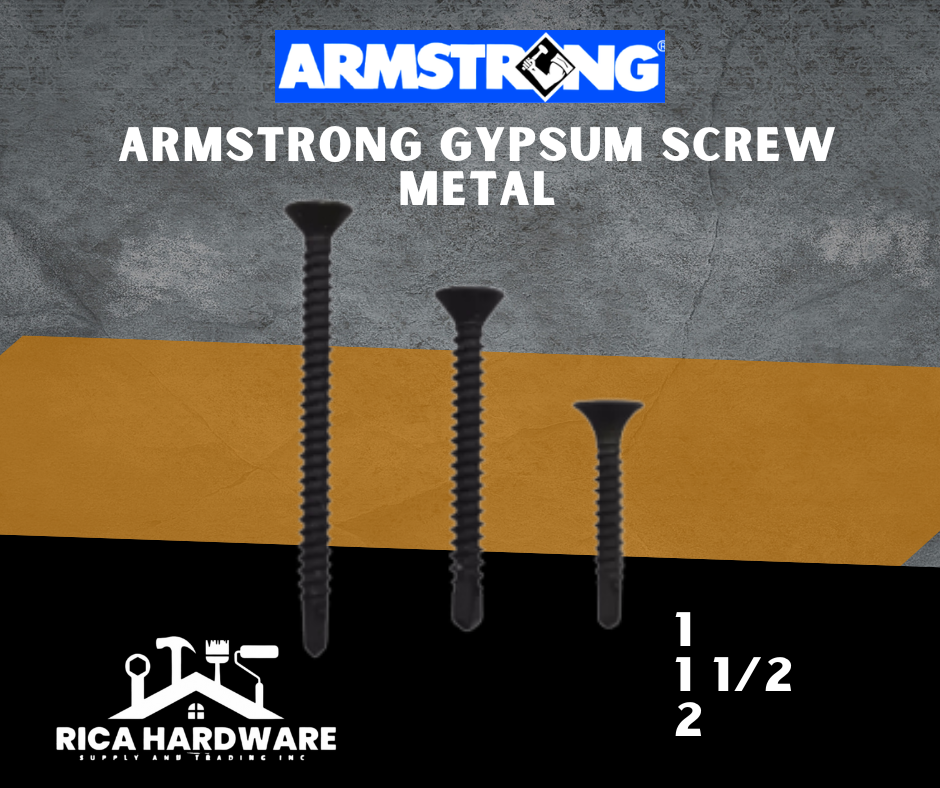 ARMSTRONG GYPSUM SCREW METAL (1, 1 1/2, 2)