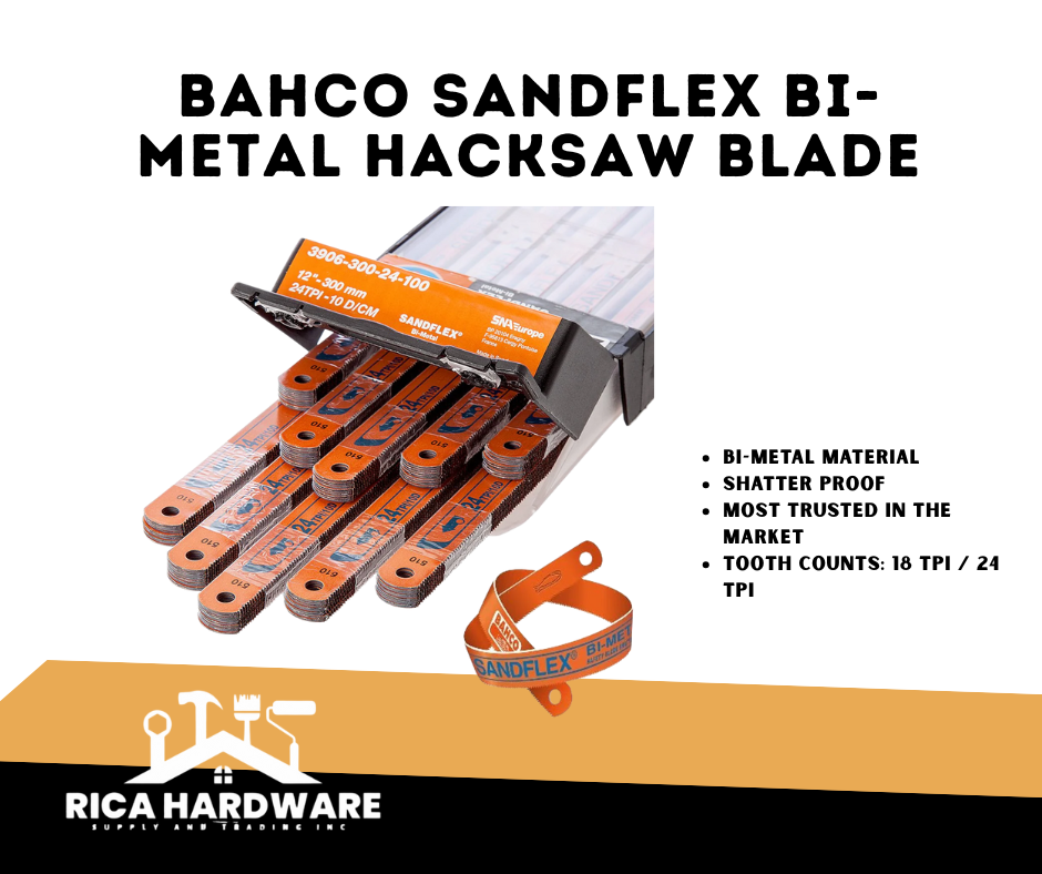 BAHCO SANDFLEX BI-METAL HACKSAW BLADE 12"/300MM