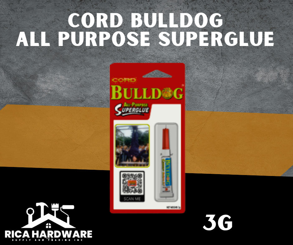 CORD BULLDOG ALL PURPOSE SUPERGLUE 3G