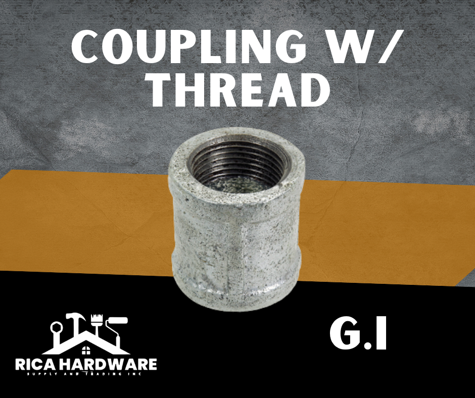 COUPLING W/ THREAD (G.I)
