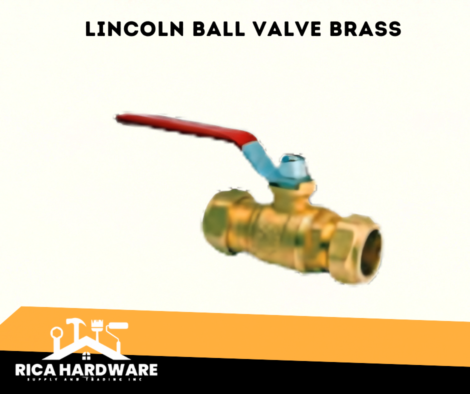 LINCOLN BALL VALVE BRASS