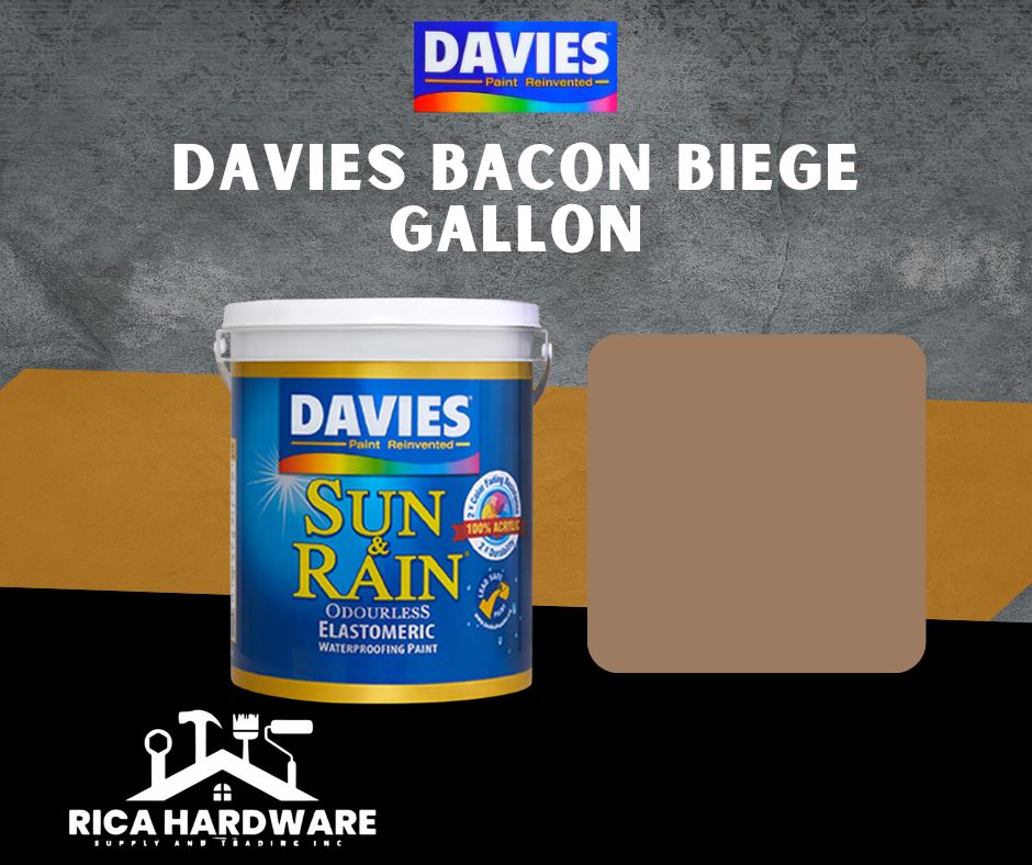 DAVIES SUN & RAIN ODOURLESS ELASTOMERIC BIG BACON BEIGE (SR 912)