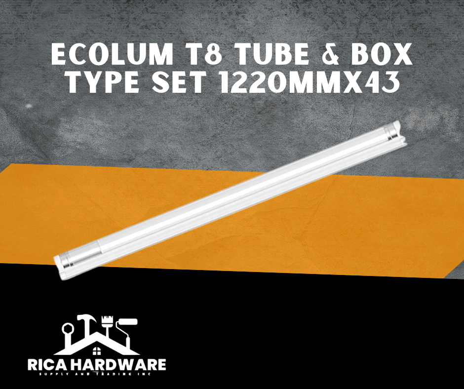 ECOLUM T8 TUBE & BOX TYPE SET 1220MMX43