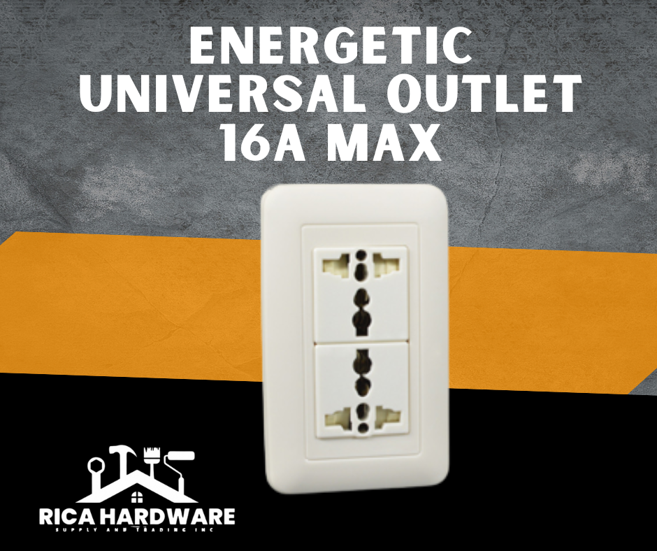 ENERGETIC UNIVERSAL OUTLET 16A MAX.