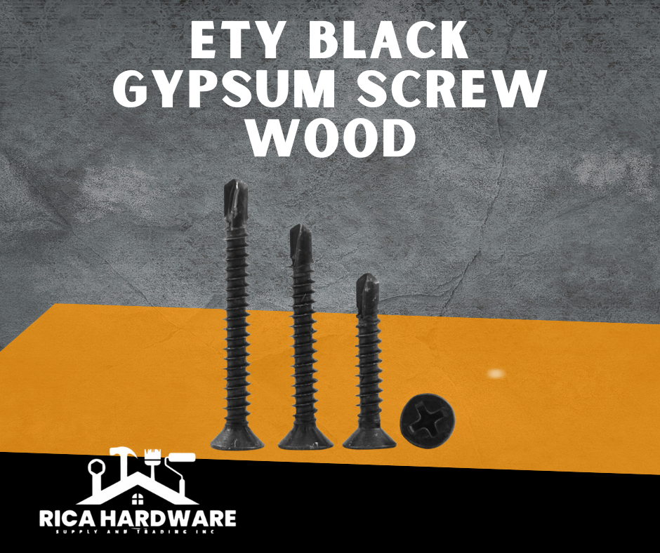 ETY BLACK GYPSUM SCREW WOOD