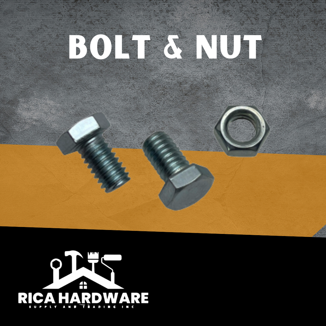 BOLT & NUT 5/16X1
