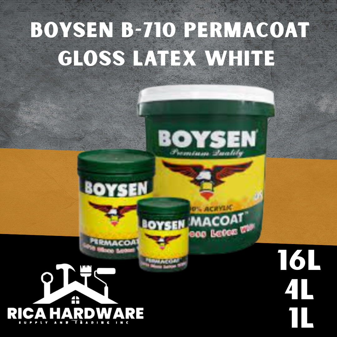 BOYSEN B-710 PERMACOAT GLOSS LATEX WHITE