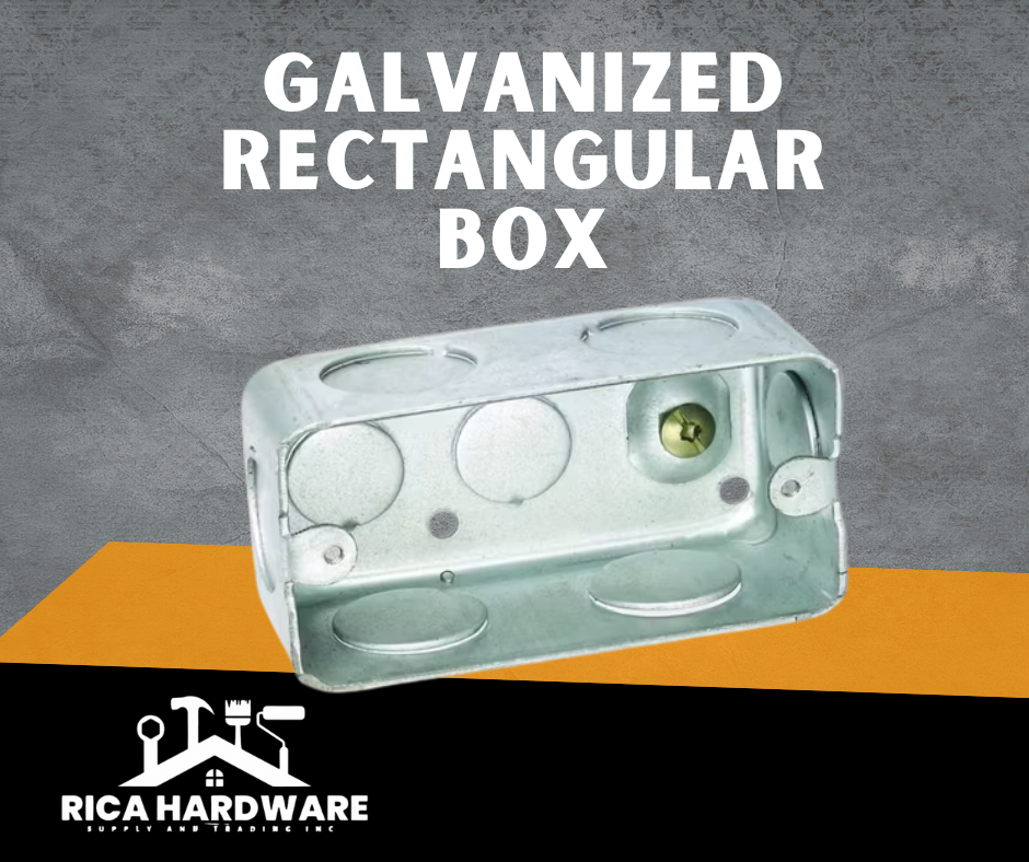 GALVANIZED RECTANGULAR BOX