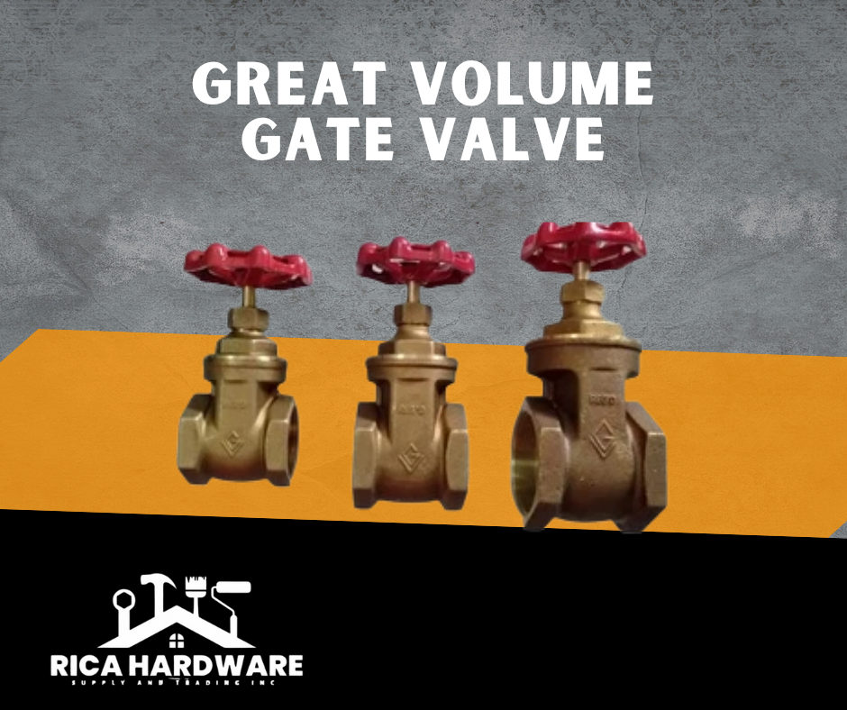 GREAT VOLUME GATE VALVE