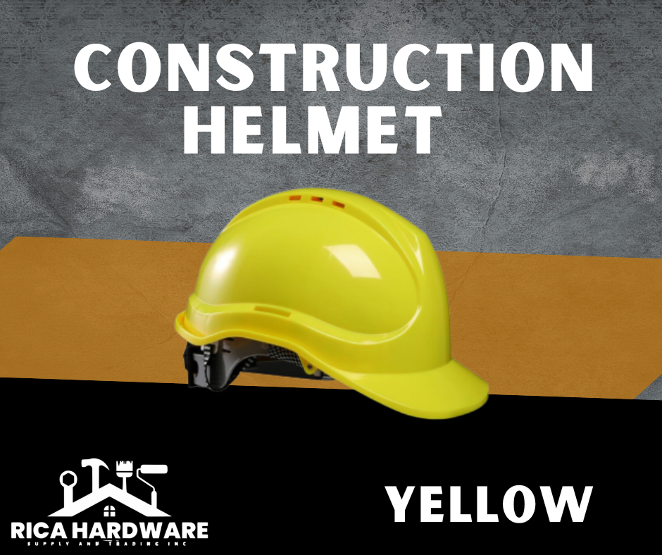 CONSTRUCTION HELMET YELLOW