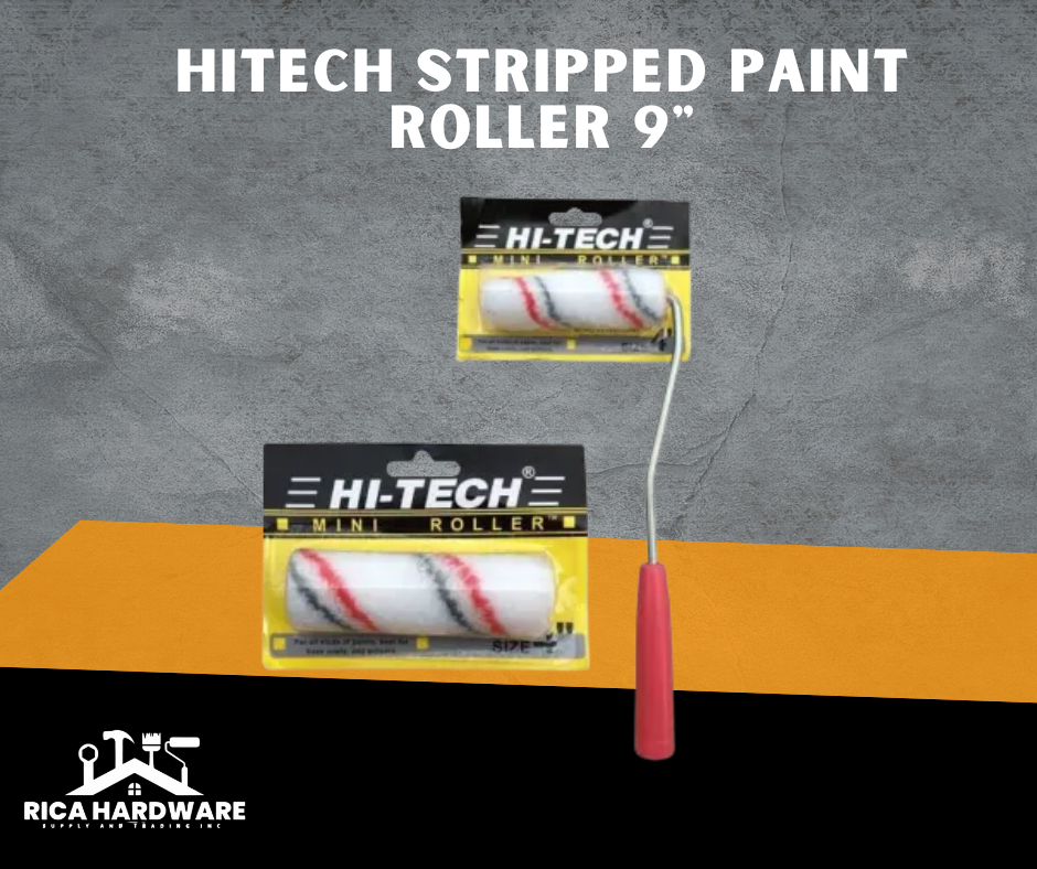 HITECH STRIPPED PAINT ROLLER 9"