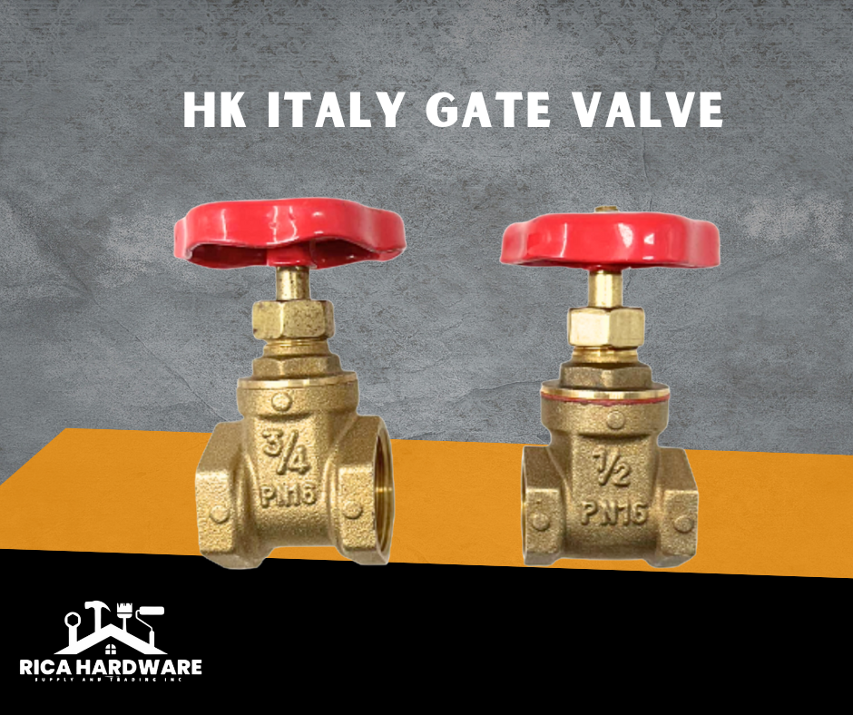 HK ITALY GATE VALVE 1/2"