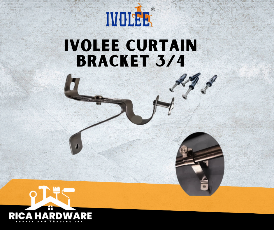 IVOLEE CURTAIN BRACKET 3/4"