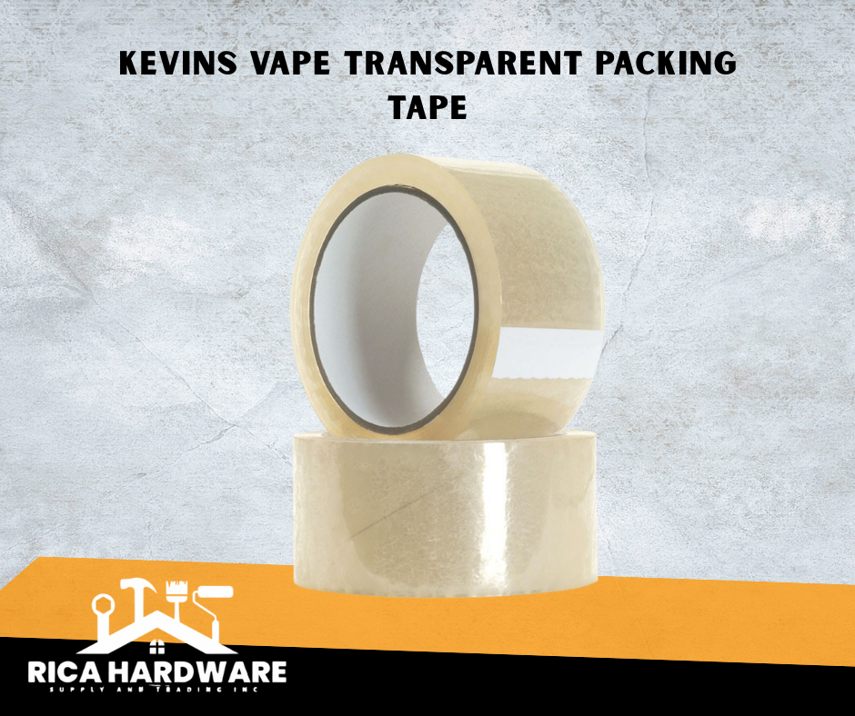 KEVINS VAPE TRANSPARENT PACKING TAPE 50MMx48MM