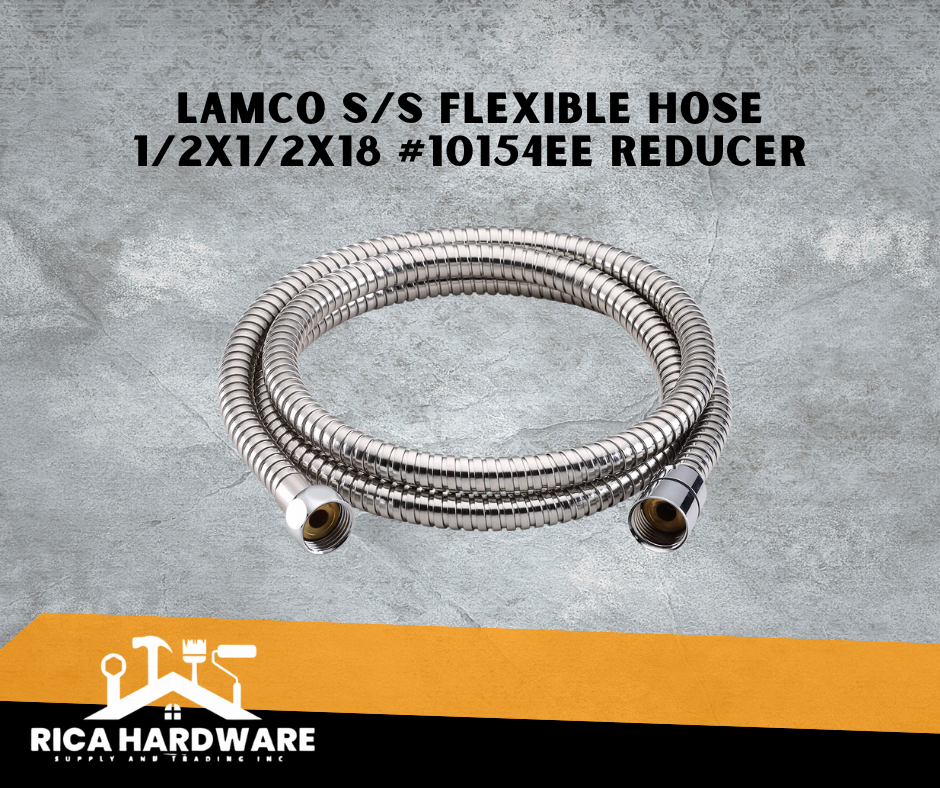 LAMCO S/S FLEXIBLE HOSE 1/2X1/2X18 #10154