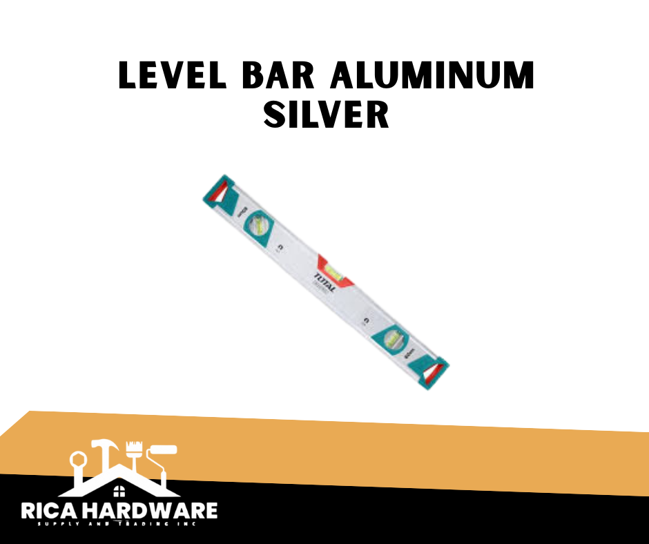 LEVEL BAR ALUMINUM SILVER