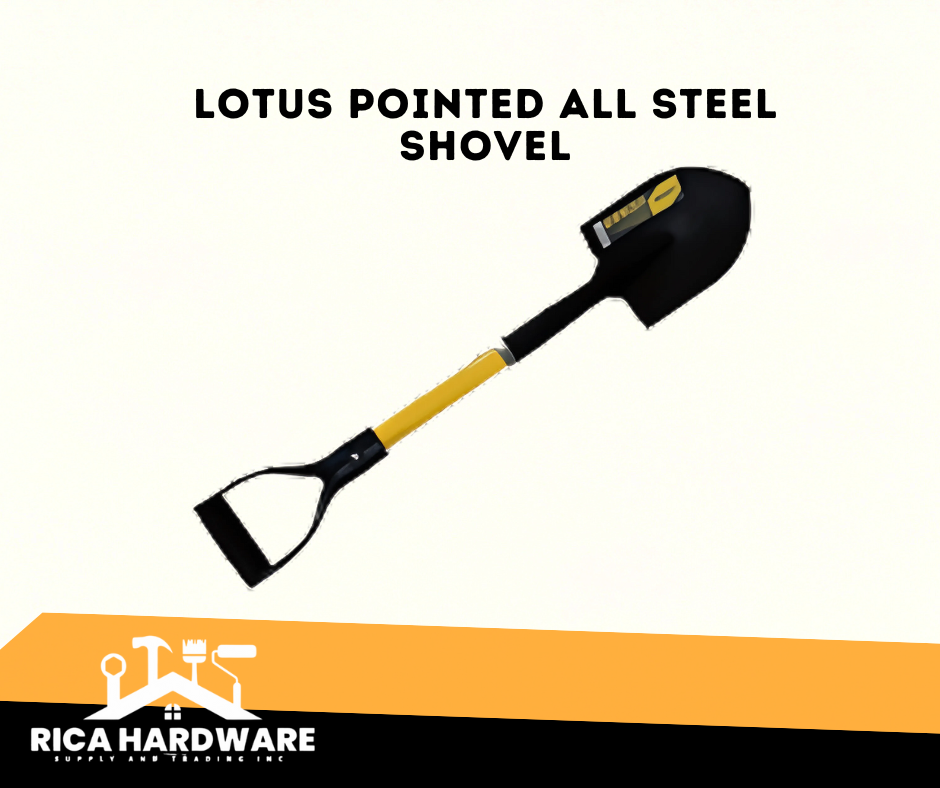 LOTUS POINTED ALL STEEL SHOVEL