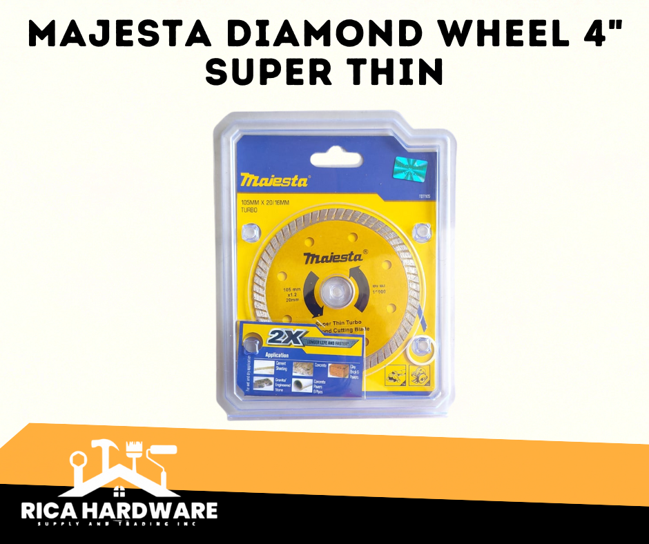 MAJESTA DIAMOND WHEEL 4" SUPER THIN