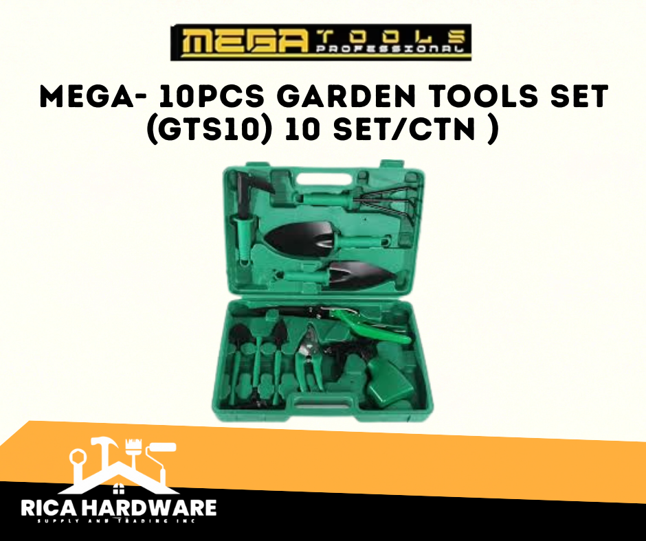 MEGA 10PCS GARDEN TOOLS SET (GTS10) 10 SET/CTN