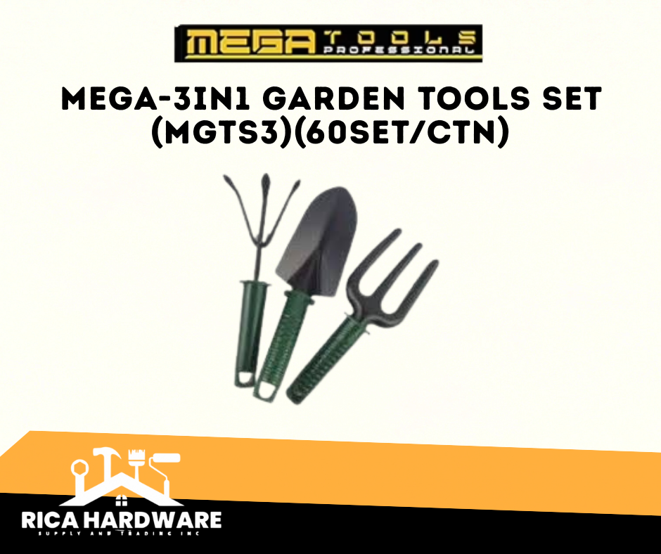 MEGA 3IN1 GARDEN TOOLS SET (MGTS3)(60SET/CTN)