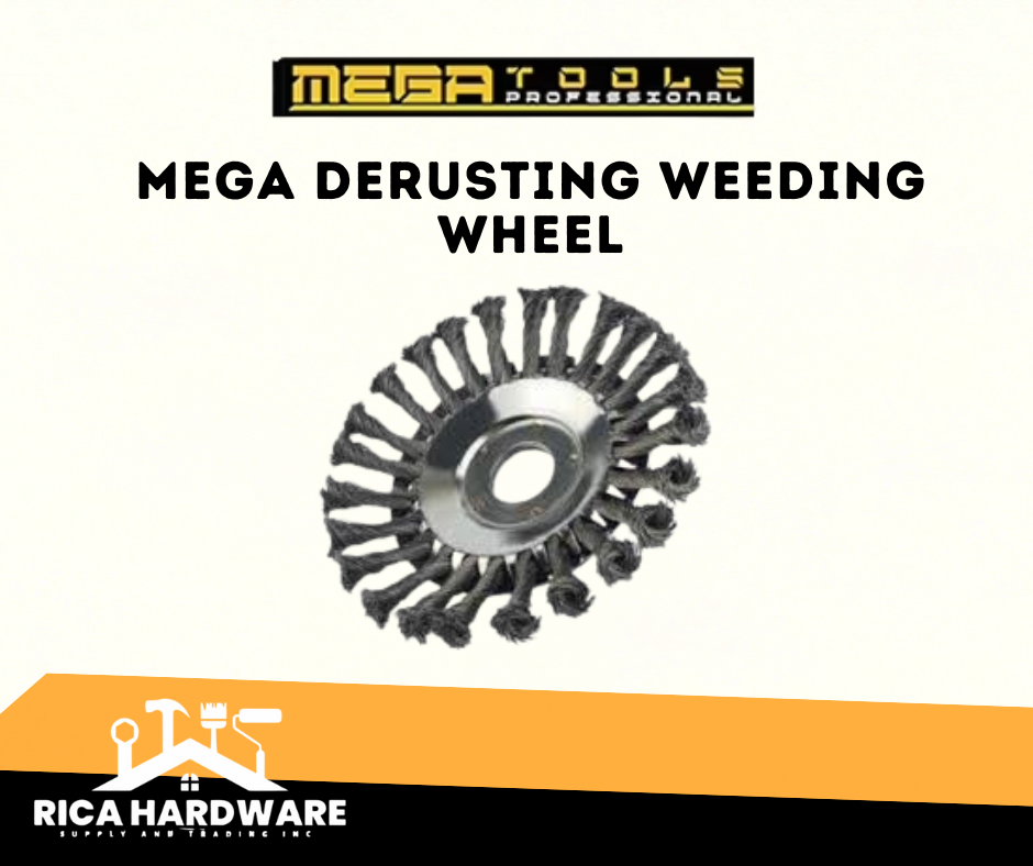 MEGA DERUSTING WEEDING WHEEL
