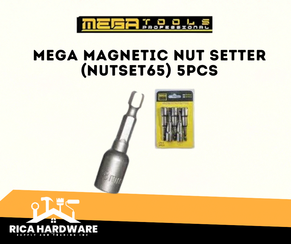 MEGA MAGNETIC NUT SETTER (NUTSET65) 5PCS