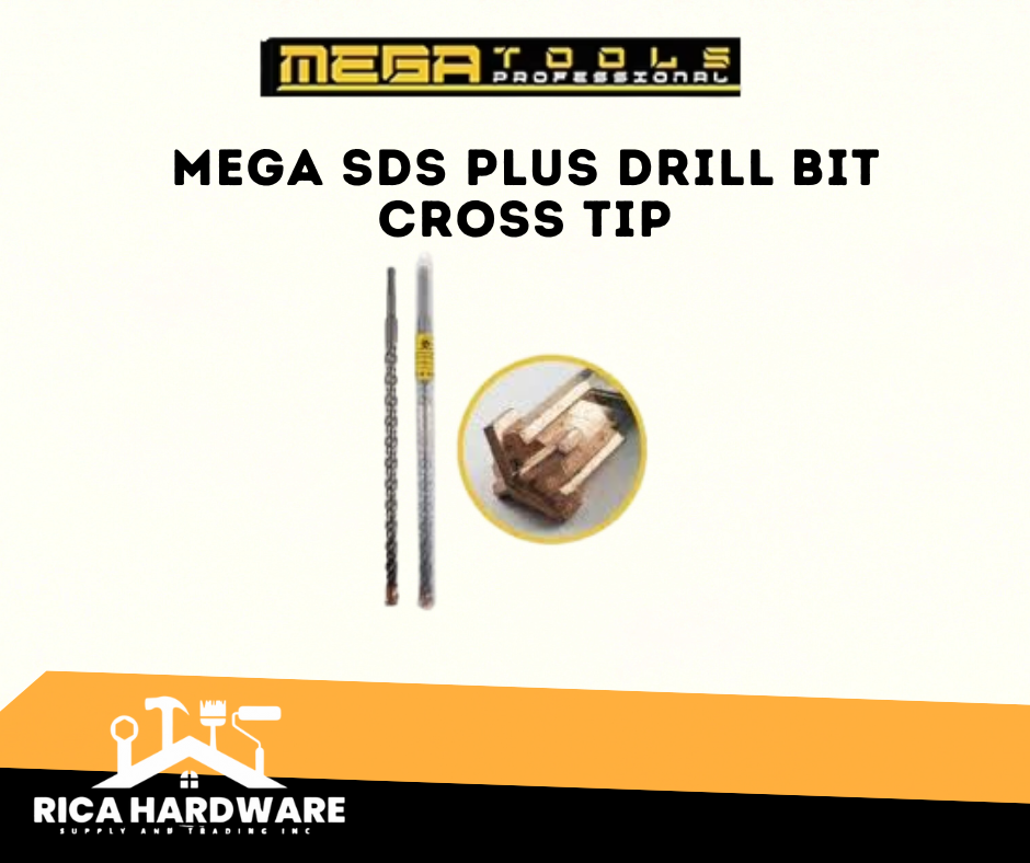 MEGA SDS PLUS DRILL BIT CROSS TIP