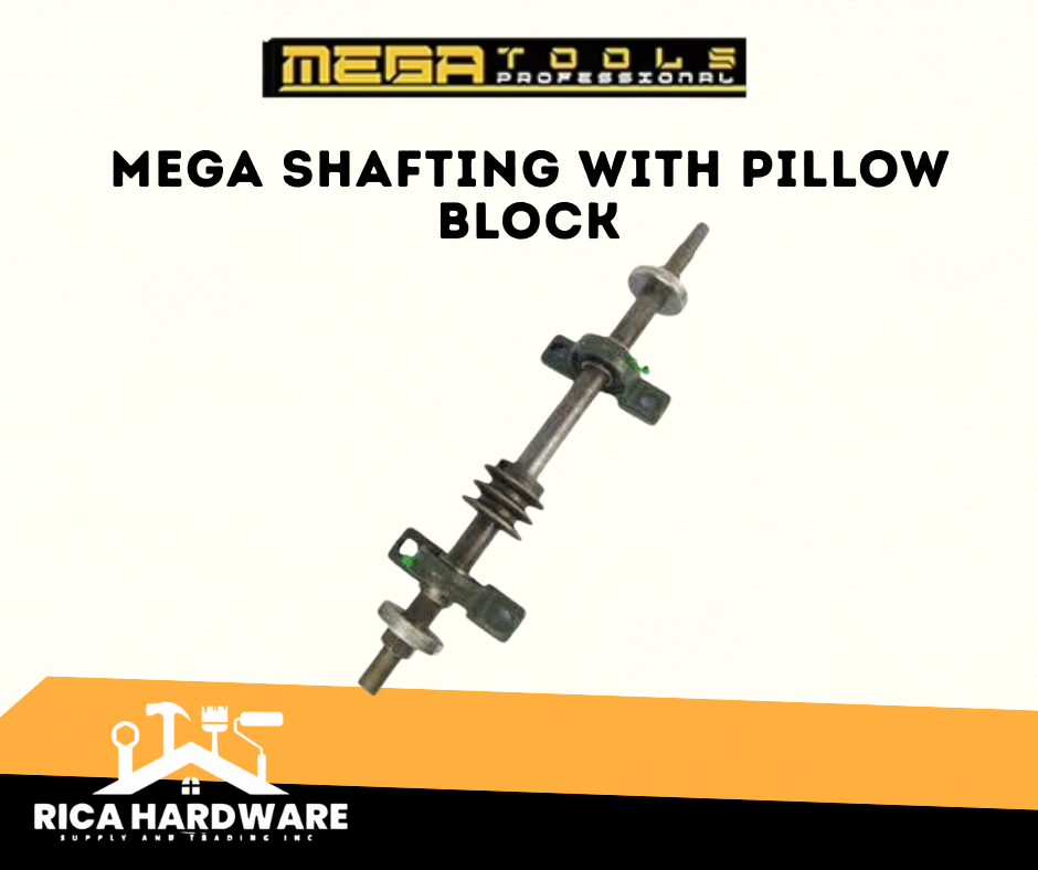 MEGA SHAFTING WITH PILLOW BLOCK