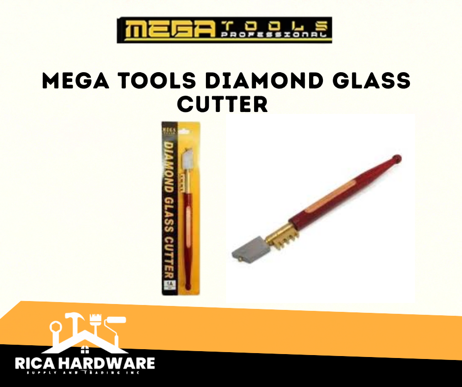 MEGA TOOLS DIAMOND GLASS CUTTER 7"