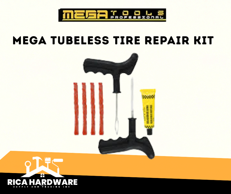 MEGA TUBELESS TIRE REPAIR KIT