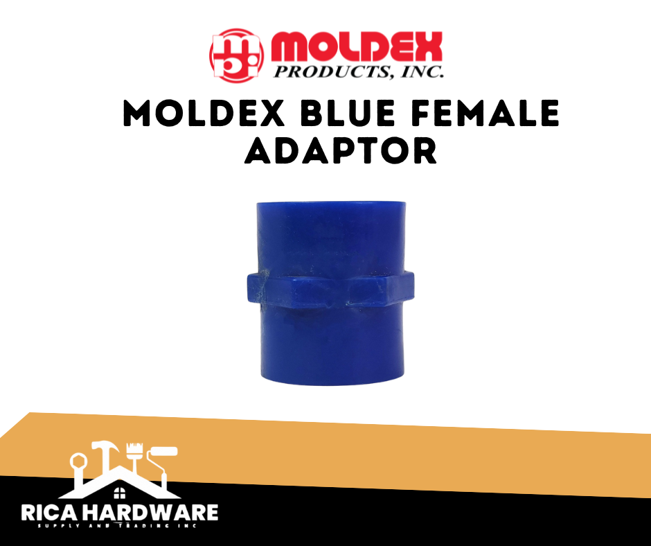 MOLDEX BLUE FEMALE ADAPTOR (1 1/4, 1 1/2. 2)