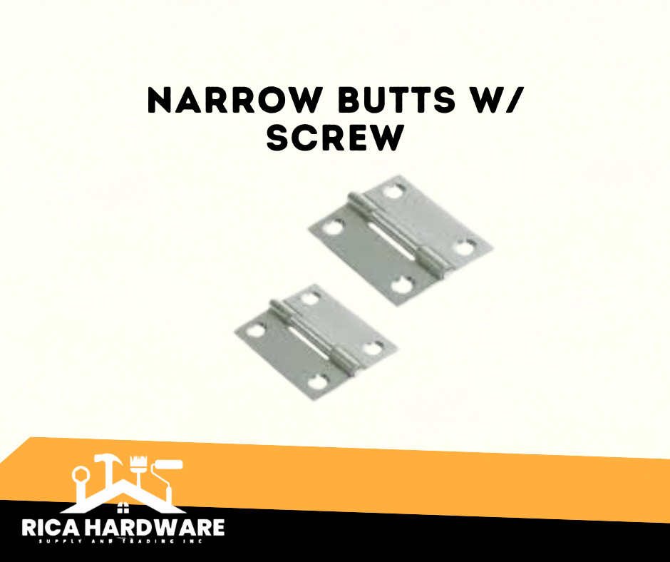 NARROW BUTTS W/ SCREW