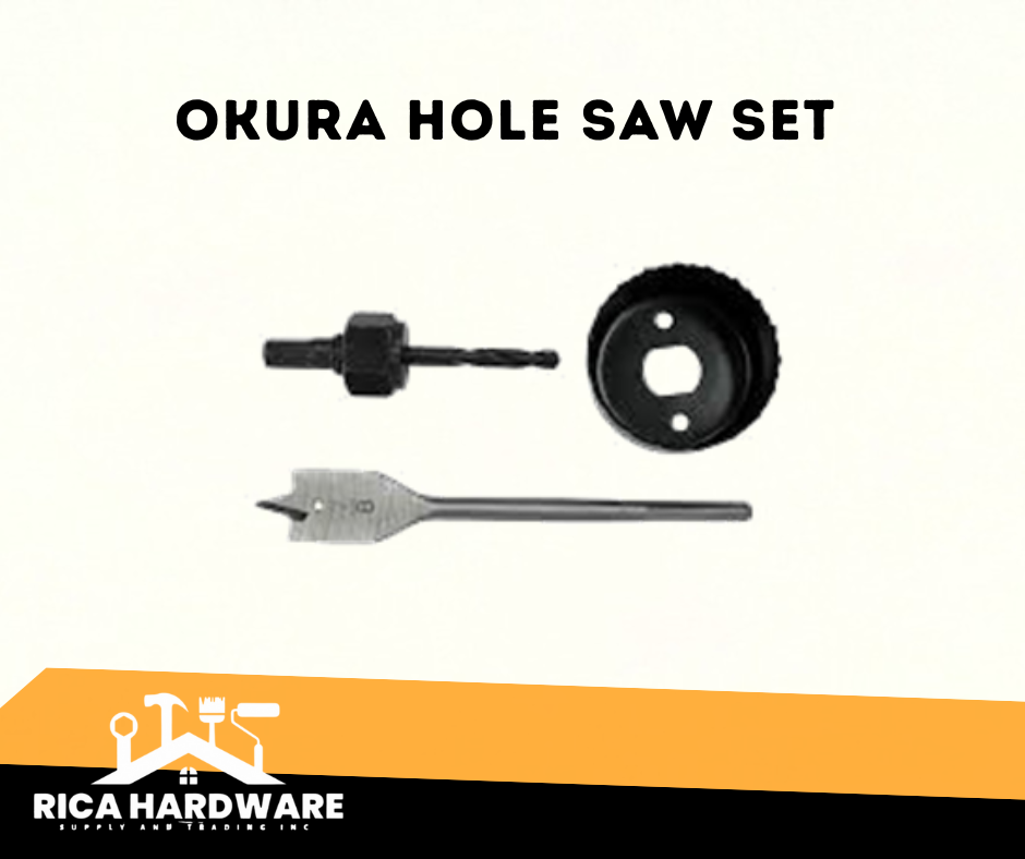OKURA HOLE SAW SET 3PCS