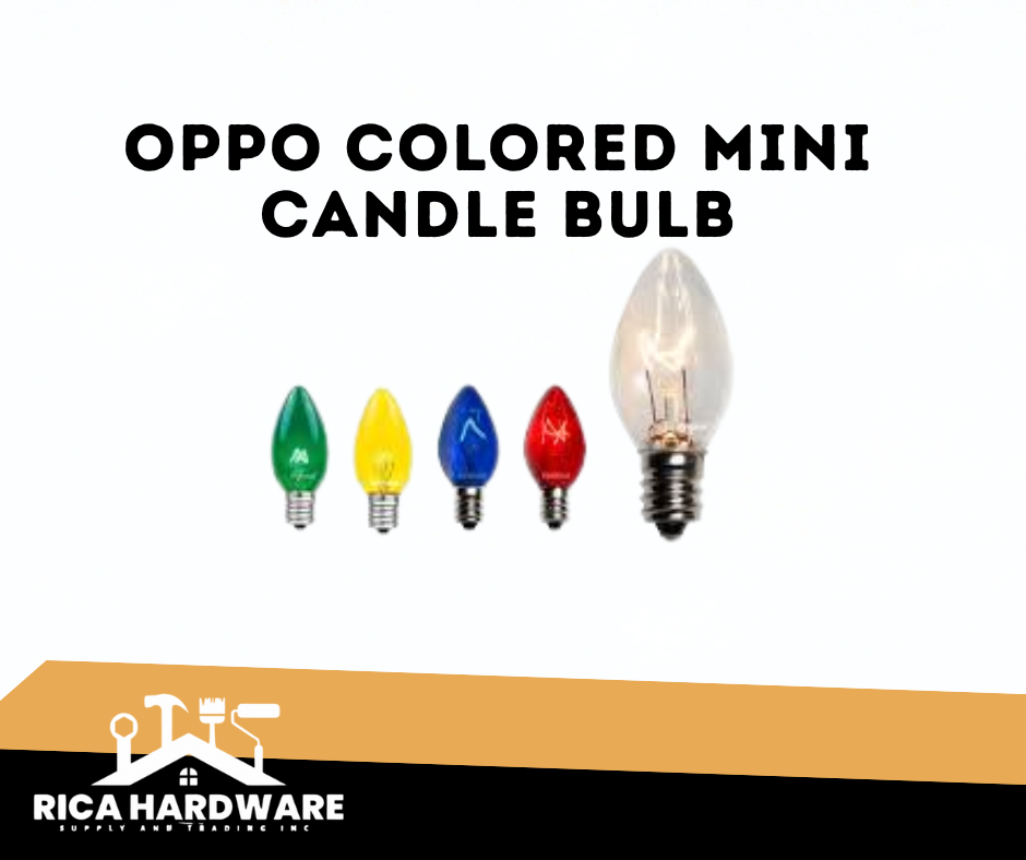 OPPO COLORED MINI CANDLE BULB