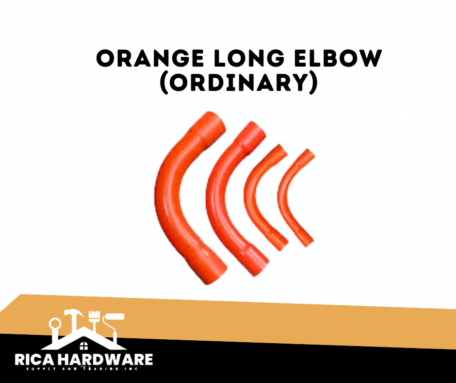 ORANGE LONG ELBOW (ORDINARY) ( 1/2, 3/4, 1 )