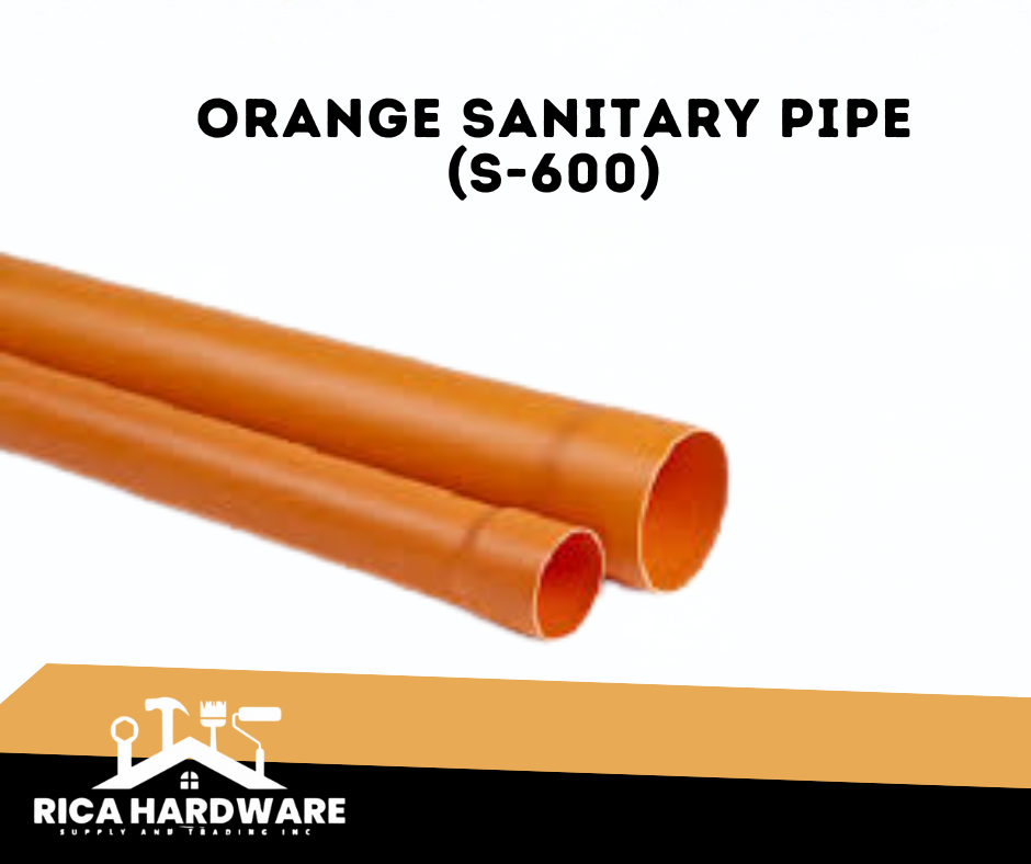 ORANGE SANITARY PIPE (S-600)