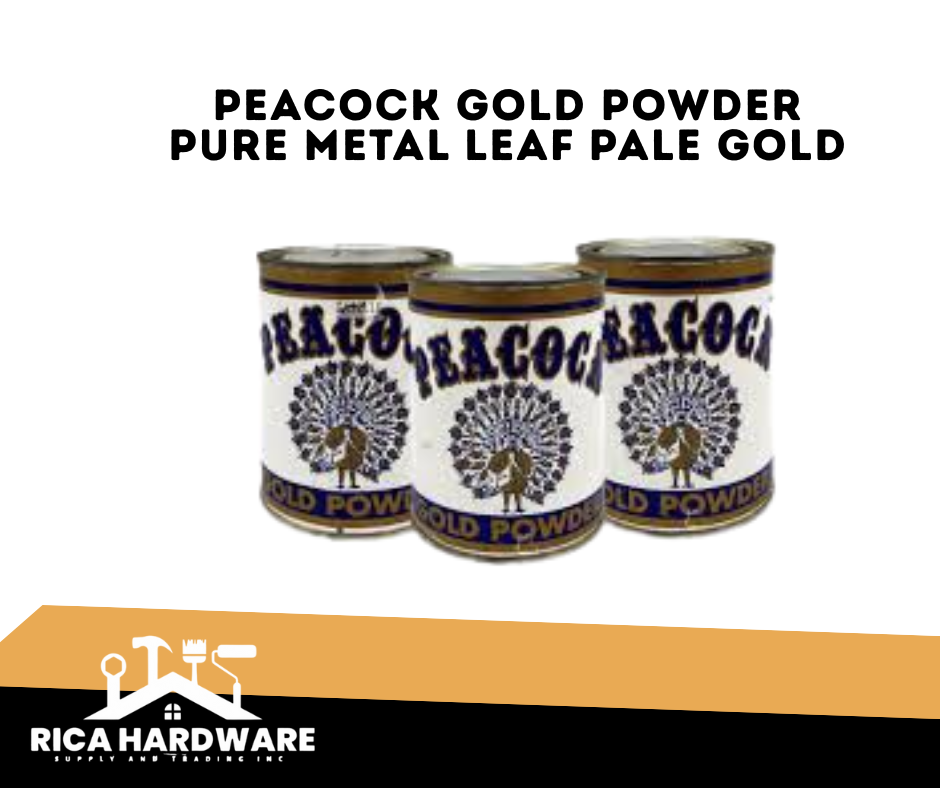 PEACOCK GOLD POWDER PURE METAL LEAF PALE GOLD NO.13