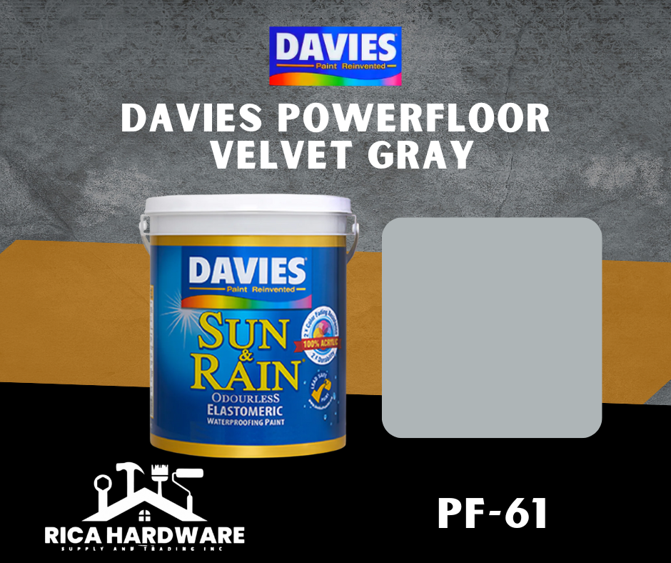 DAVIES POWERFLOOR VELVET GRAY (PF-61)