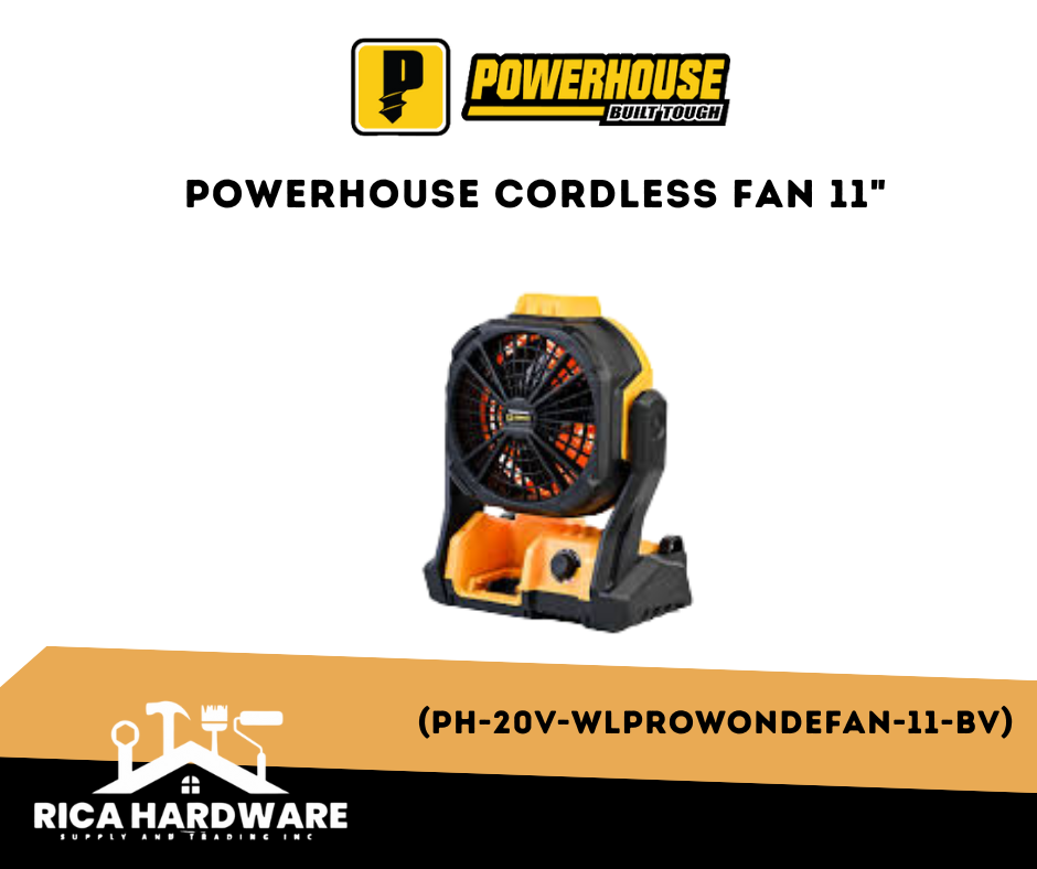 POWERHOUSE CORDLESS FAN 11" (PH-20V-WLPROWONDEFAN-11-BV)