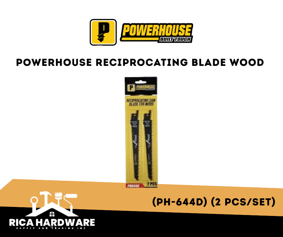 POWERHOUSE RECIPROCATING BLADE WOOD (PH-644D)(2 PCS/SET)