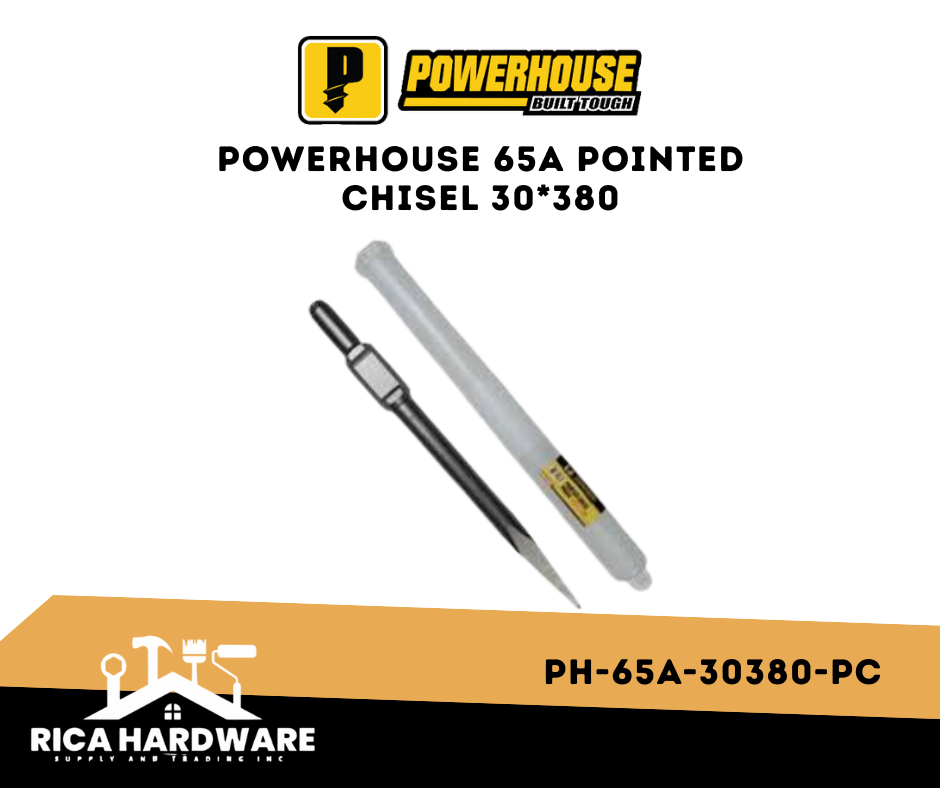 POWERHOUSE PH-65A-30380-PC 65A POINTED CHISEL 30*380