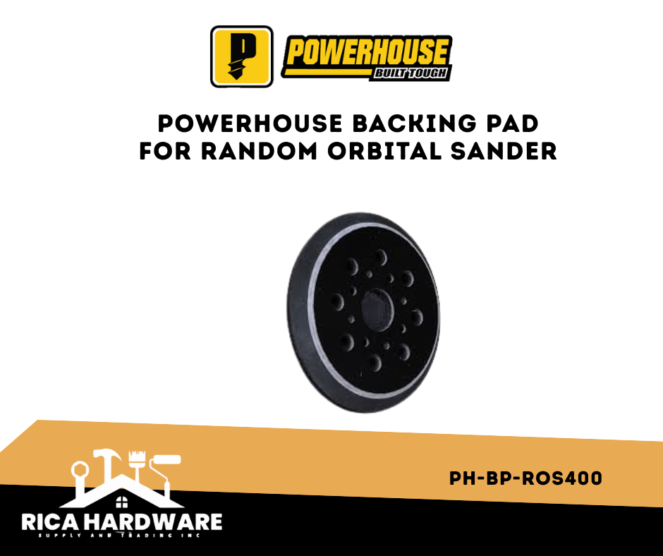 POWERHOUSE BACKING PAD FOR RANDOM ORBITAL SANDER 2PCS (PH-BP-ROS400)