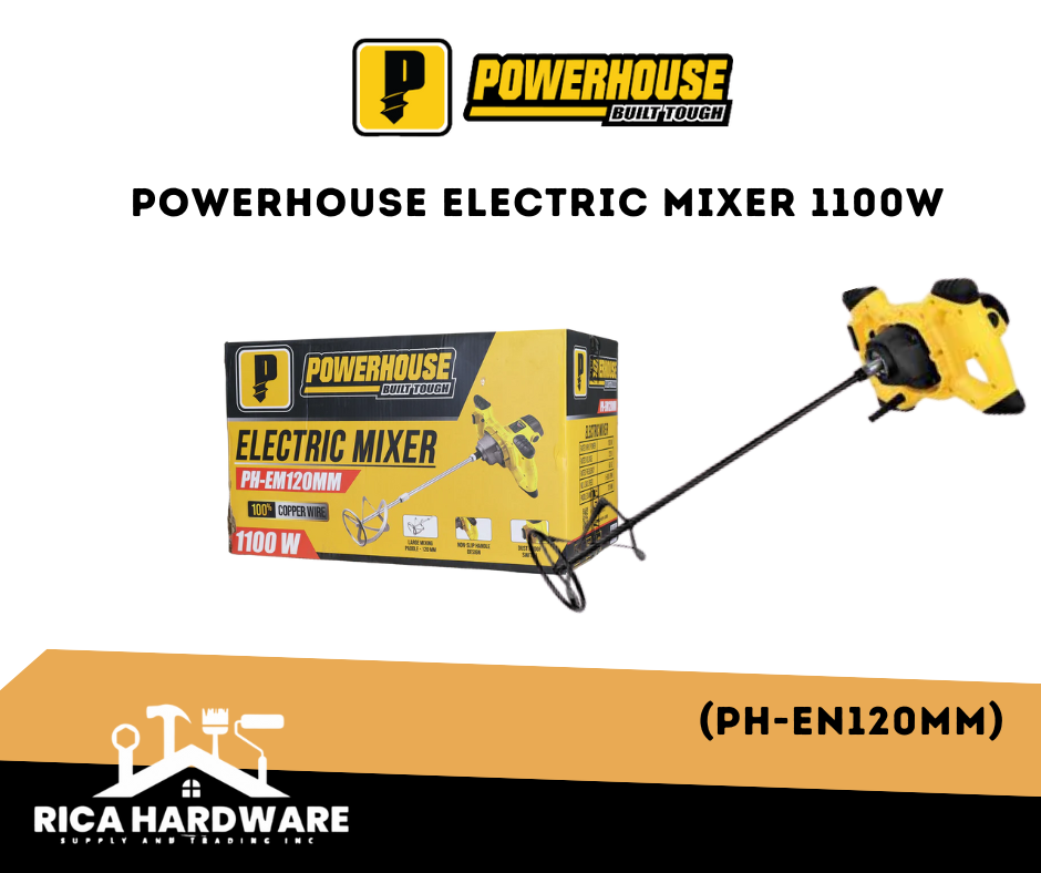 POWERHOUSE ELECTRIC MIXER 1100W (PH-EN120MM)