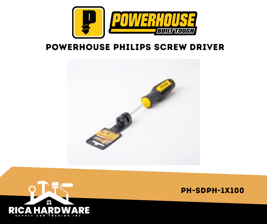 POWERHOUSE PHILIPS SCREW DRIVER PH-SDPH-1X100